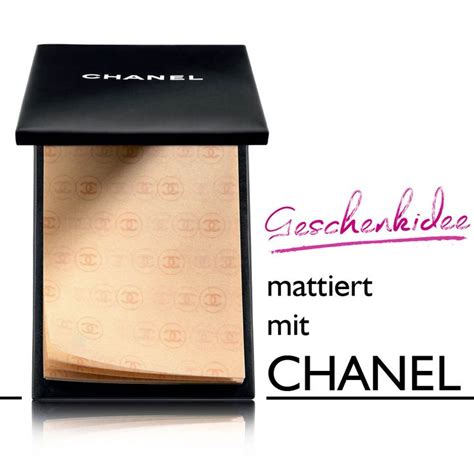 chanel blotting papers|blotting paper to bake face.